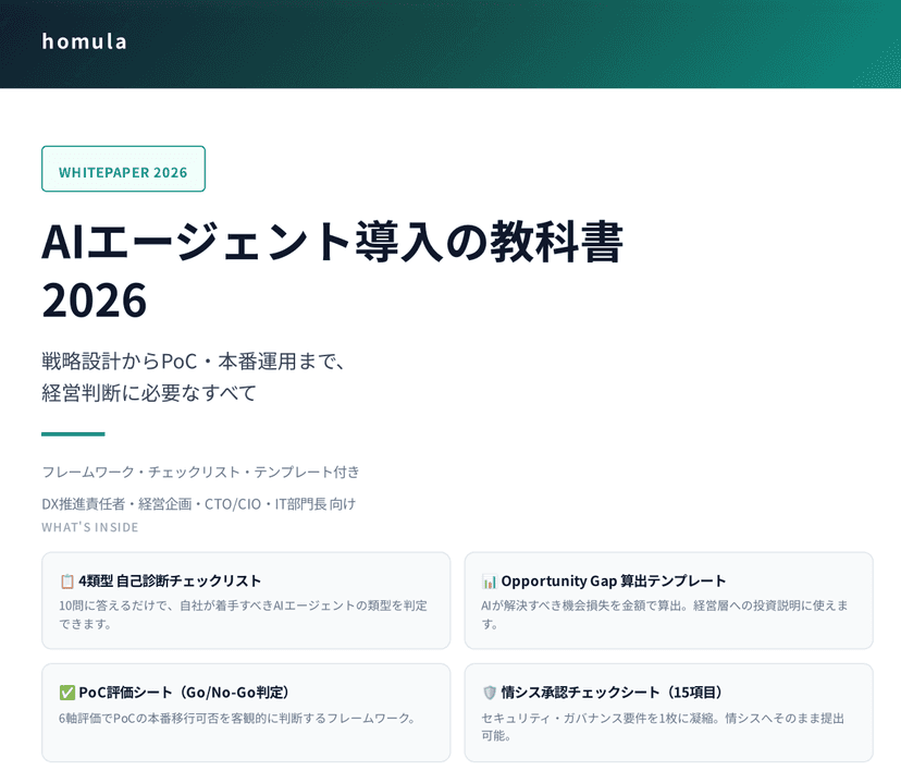 AIエージェント導入の教科書 2026 表紙